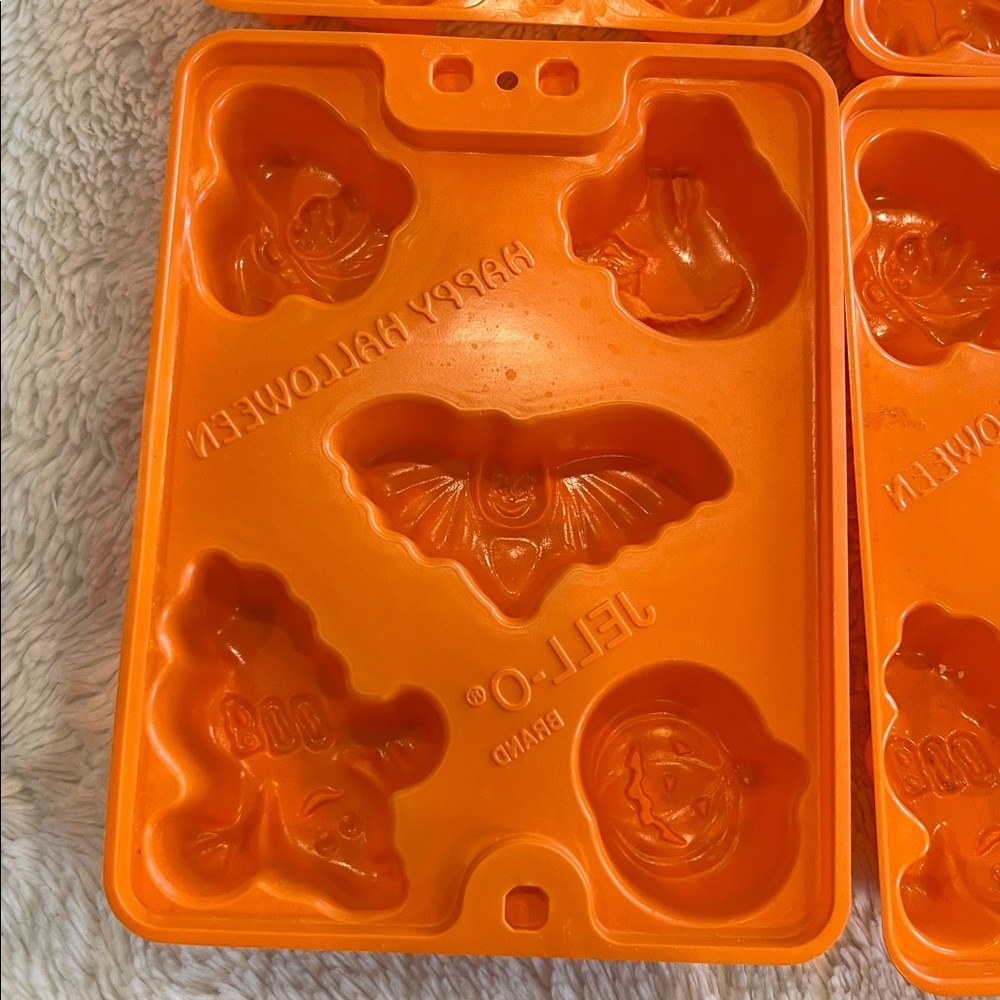 JELL-O Jiggler Vintage Halloween Molds (4 ct) ghost pumpkin - Picture 2 of 6